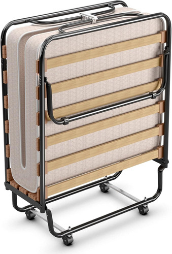 Folding bed with mattress - bed,