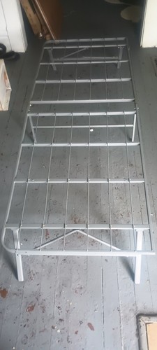 Folding steel bed frame - folding,